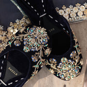 Midnight Glam Khussa By Dazzle
