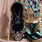 Midnight Glam Khussa By Dazzle