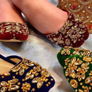 Kundan & Pearls Traditional Women Khussa