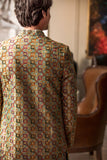Multi Color Hand Embroidered Groom Sherwani For Weddings