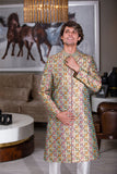Multi Color Hand Embroidered Groom Sherwani For Weddings