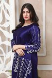 Royal Blue with Block Printed - Women Dress
