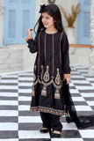 Black Embroidered Dresses For Girls