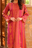 Pink Color Embroidered Khaddar Casual Suit For Women