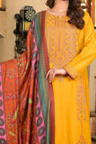 Yellow Color Embroidered Khaddar Casual Suit For Women