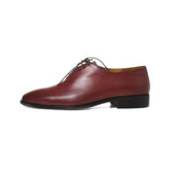Maroon Color Supple Leather Hand-Crafted Hypnotist Shoes For Men