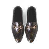 Dual-Tone Snack Skin Design Hand-Crafted Arnault Shoes/Loafers For Men