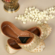 Adele Gold Khussa By Dazzle