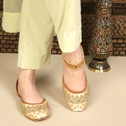 Adele Gold Khussa By Dazzle