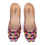 Multi Thread & Sitara Work Women Khussa