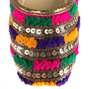 Multi Thread & Sitara Work Women Khussa