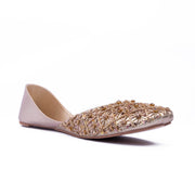 Festive Kora Embroidered Women Khussa
