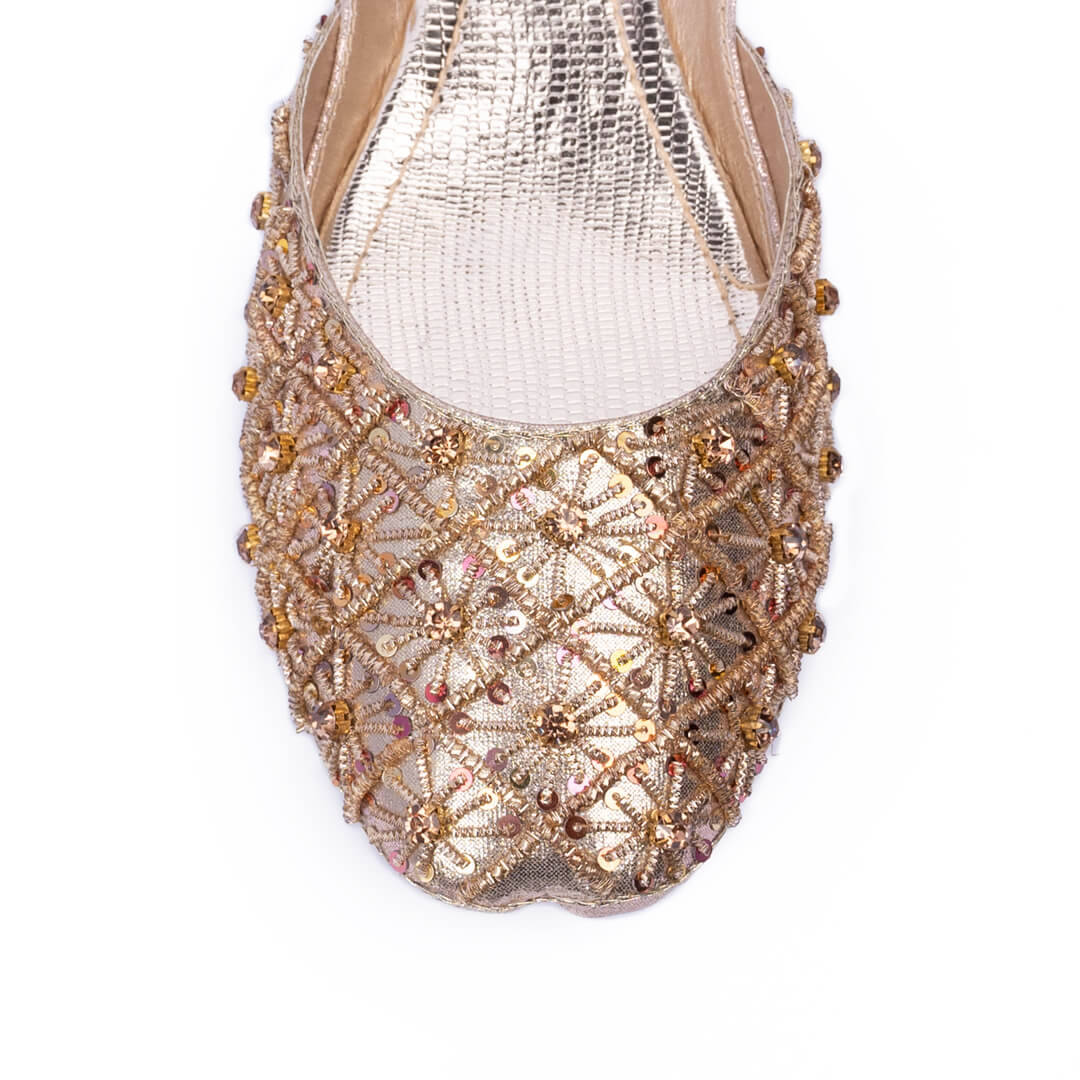 Festive Kora Embroidered Women Khussa