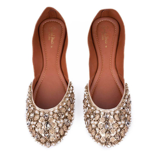 Bridal Kundan Embellished Women Khussa
