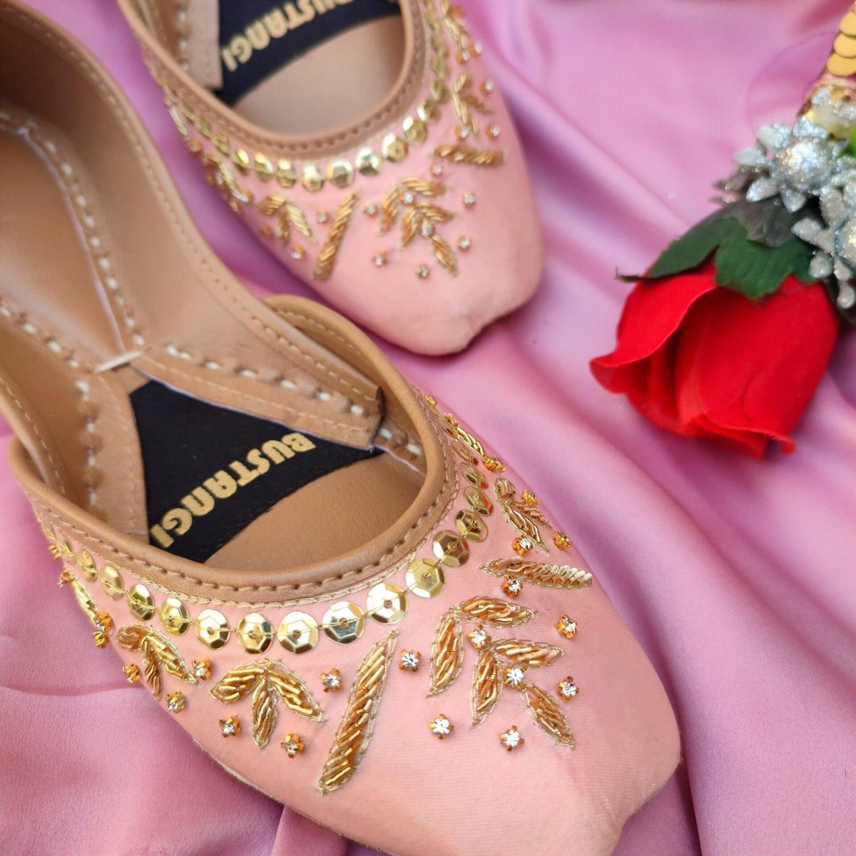 Comfy Pink Khussa For Women