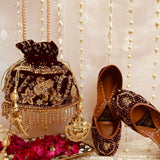 Shah Jehan Batwa & Khussa – Exquisite Bridal Duo For Wedding