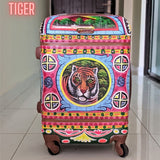 Customized Truck-Art Hand-Painted Suitcases/Travel Bag